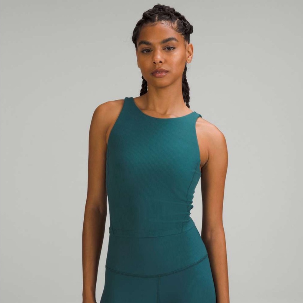 Lululemon align high neck green jasper